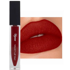 Mynena Velvet Matte Lip Stain | Non-Sticky No Crease or Drying | Mousse Texture Liquid Lipstick | Conceals Lines for a Smooth Wrinkle Free Pout | Blurring or Just Bitten Effect