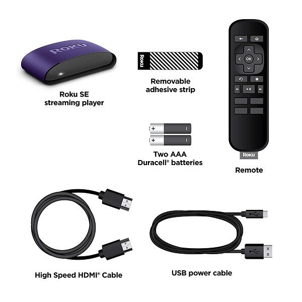 Roku LE HD Streaming Media Player with High Speed HDMI Cable (3930S4)