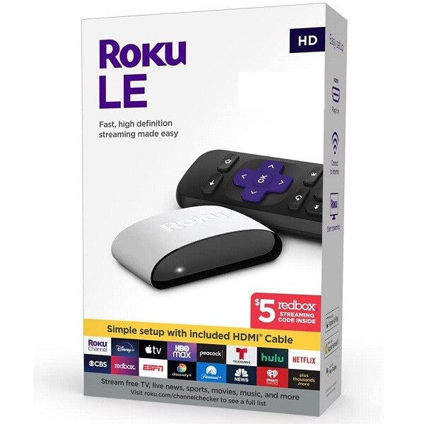Roku LE HD Streaming Media Player with High Speed HDMI Cable (3930S4)