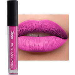 Mynena Liquid Matte Lipstick Long-Lasting Waterproof | Lightweight Comfortable Non-Drying | High Pigment Intense Color Lip Stain | Paraben-Free Talc-Free Vegan & Cruelty-Free