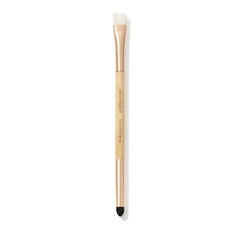 jane iredale Eye & Brow Brush, Ultra-Small, Dual-Ended Cosmetic Brush & Spoolie Grooms and Seamlessly Applies Makeup, Vegan, Cruelty Free