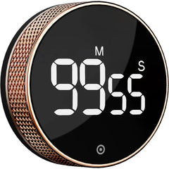 BLUE SNAIL LED Digital Kitchen Timer – Smart Productivity Timer with Adjustable Volume & Brightness for Home, Classroom, Gym & Office Work