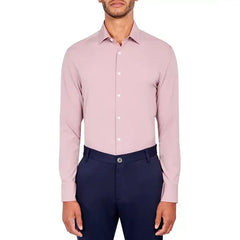 ConStruct Men's Solid Performance Dress Shirt