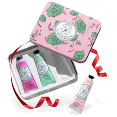 La Chatelaine French Hand Cream Trio Gift Set – Travel Size Tin with 20% Organic Shea Butter – Nourishing Hand Care for Women & Men