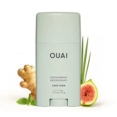 OUAI Aluminum Free Deodorant Women's Deodorant with 24 Hour Odor Control & Invisible Application Enriched with Notes of Rose, Berry, Lychee & Pink Peppercorn