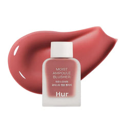 House of Hur Moist Ampoule Blusher with 50% Moisture Essence | Hydrating & Long-Lasting Blush | 0.33 fl. oz - 9 Shades