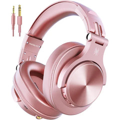 OneOdio A70 Bluetooth Over Ear Headphones, Wireless Headphones w/ 72H Playtime, Hi-Res, 3.5mm/6.35mm Wired Audio Jack for Studio Monitor & Mixing DJ Guitar AMP, Computer Laptop PC Tablet