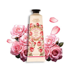 Panier des Sens - Small Hand Cream for Dry Cracked Hands - Mini Hand Lotion for Dry Skin - With Shea Butter and Olive Oil - Hand Care 97% Natural Ingredients - Travel Size 1 floz