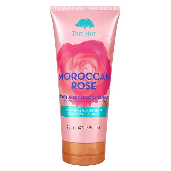 Tree Hut Moroccan Moisturizing Body Lotion, Ceramide and Squalene Formula Helps Protect Skin, Long lasting Hydration Leaves Skin Feeling Soft & Moisturized.