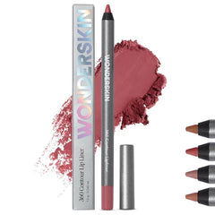Wonderskin Lip Liner Pencil - 360 Contour Lipliner, Long Lasting, Sharpenable, Waterproof and Transfer-Proof Nude Lip Liner Pencil