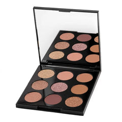 Palladio Ultimate 9-Count Eyeshadow Palette, Talc-Free Formula, High Pigmented Shades in A Mix of Matte & Shimmer Finishes, Blendable Long Lasting Colorful Professional-Grade Makeup