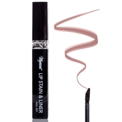 Mynena Peel Off Lip Stain & Liner with Hyaluronic Acid & Vitamin E | Tear Lipstick for Long Lasting Natural Matte Color Tattoo | Stay-On Tint for All-Day Wear