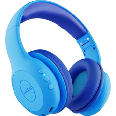 EarFun K2 Kids Bluetooth Headphones, Kids Headphones with Volume Limited, 40H Playtime, Built-in Mic, Stereo Sound, Foldable Over-Ear Headphone for School/Travel/iPad/Tablet
