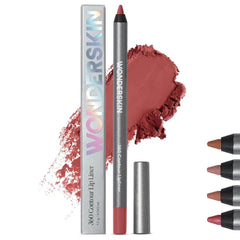 Wonderskin Lip Liner Pencil - 360 Contour Lipliner, Long Lasting, Sharpenable, Waterproof and Transfer-Proof Nude Lip Liner Pencil