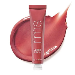RMS Beauty Liplights Cream Lip Gloss - Tinted Lip Gloss, Lip Plumper & Balm with Jojoba Oil for Hydration