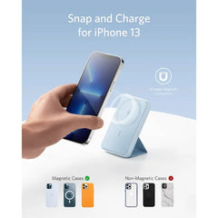 Anker PowerCore 621 MagGo Magnetic 5000 mAh Power Bank With Stand