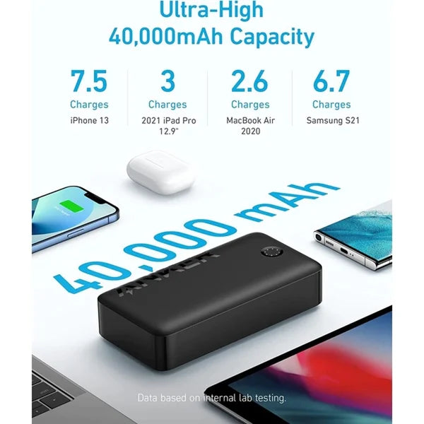 Anker PowerCore 348 40000mAh Powerbank - Black