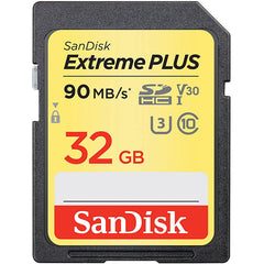 Sandisk Memory Card SD Extreme Plus 90MB/S 32GB