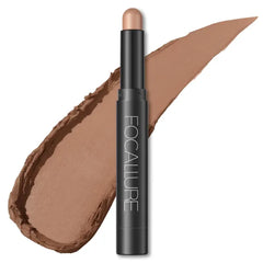 FOCALLURE Shimmer and Matte Cream Eyeshadow Stick,Smooth Brilliant Eye Brightener Pencil for Women,Long Lasting Waterproof Eye Shadow and Liners Makeup