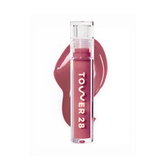 Tower 28 ShineOn Lip Gloss Jelly - Hydrating Tinted Lip Balm + Milky Gloss for Sensitive Lips - Non-Sticky + High-Shine Jelly Formula with Nourishing Oil Blend