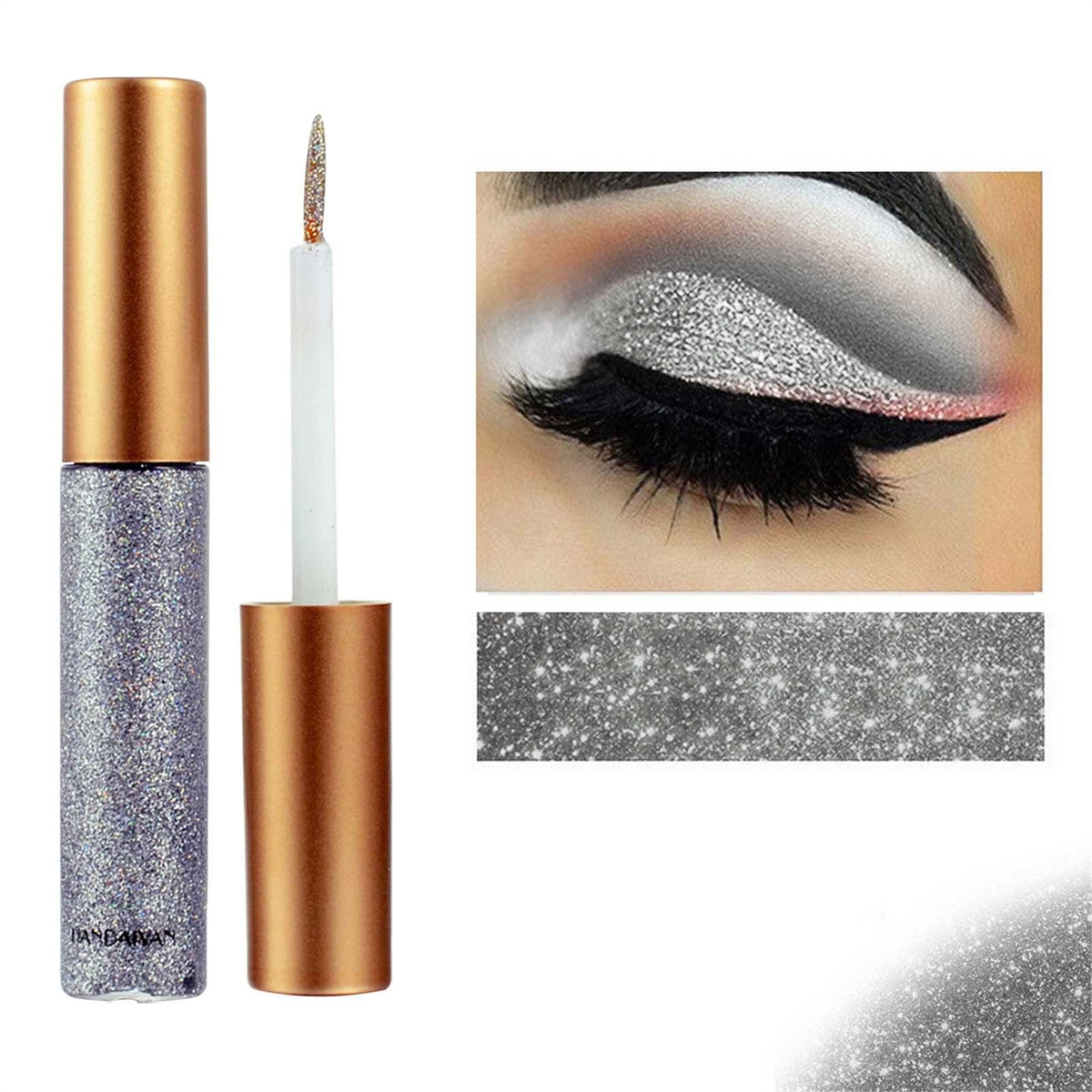 Huda Beauty SIquannn Glitter Liquid Stick Eye Shadow For Women Eye Shadow Applicator Sticks Temporary Face Tightener LA Girl Korean Makeup Huda Dime Beauty Face Glue Natural Makeup White Concealer