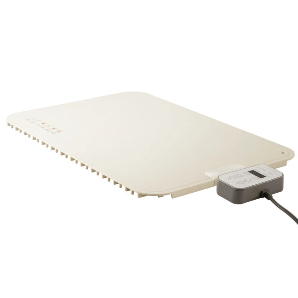KFFKFF Electric Heating Pad, Roll-Up Buffet Food Heater, Silicone Portable Warming Surface with 4 Temperature Levels, Automatic Off & Child Safety Lock