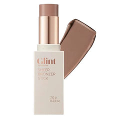 Glint Sheer Bronzer Stick  Creamy Buildable, Blendable Formula for Natural Contour, Long Lasting, Smooth, Versatile Use. Korean Makeup. Nose, Face, Cheeks.