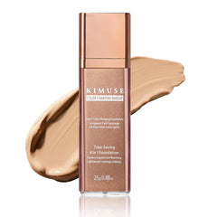 KIMUSE 4-in-1 Color Changing Foundation – Smart Shade, Waterproof, Long-Lasting Hydrating Tinted Moisturizer for All Skin Tones