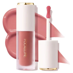 FOCALLURE Silky Cream Liquid Blush,Leaving a Matte Dewy Makeup Look,Easy to Apply and Create a Natural Flush,Long Lasting and Lightweight Cheek Blush Face Makeup