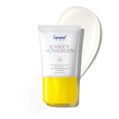 Supergoop! Unseen Sunscreen SPF 40 & SPF 50 – Clear Invisible Face Sunscreen & Makeup-Gripping Primer – Weightless, Scentless, Oil-Free – Broad Spectrum for All Skin Types (0.5–2.5 fl oz)