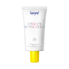 Supergoop! Unseen Sunscreen SPF 40 & SPF 50 – Clear Invisible Face Sunscreen & Makeup-Gripping Primer – Weightless, Scentless, Oil-Free – Broad Spectrum for All Skin Types (0.5–2.5 fl oz)