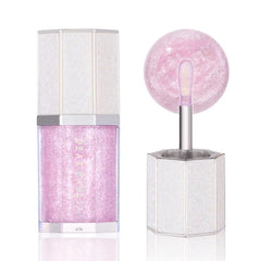 DEAR DAHLIA Paradise Sparkle Lip Glaze – High-Shine Vegan Lip Gloss with Glitter, Cooling Plump & Hydrating Finish