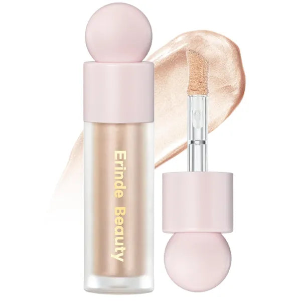 Erinde Liquid Highlighter, Face Bronzer Stick, Natural Glossy Finish, Lightweight Blendable Silky Smooth Cream Illuminator, Cruelty-Free