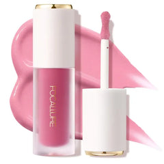 FOCALLURE Silky Cream Liquid Blush,Leaving a Matte Dewy Makeup Look,Easy to Apply and Create a Natural Flush,Long Lasting and Lightweight Cheek Blush Face Makeup