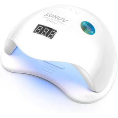 SUNUV SUN5 UV LED Nail Lamp for Gel Polish - Professional Nail Dryer with Auto Sensor, 4 Timers, LCD Display & Removable Base