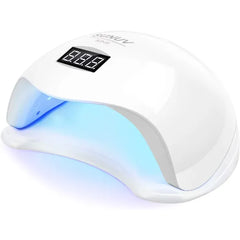 SUNUV SUN5 UV LED Nail Lamp for Gel Polish - Professional Nail Dryer with Auto Sensor, 4 Timers, LCD Display & Removable Base