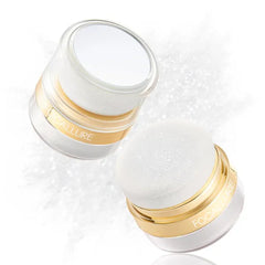 FOCALLURE Shimmer Highlighter Powder, Face & Body Highlighter Illuminator, Brightening Makeup with Powder Puff, Give your a Sparkle Glow Finish