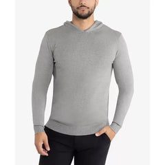 X-Ray Men's Basic Hooded Midweight Sweater