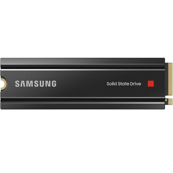 Samsung 980 Pro With Heatsink 2TB Internal SSD PCIe 4.0 NVMe M.2 (MZ-V8P2T0CW) - Black