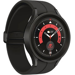 Samsung Galaxy Watch5 Pro 45MM Smart Watch (With Strap) - Titanium Black