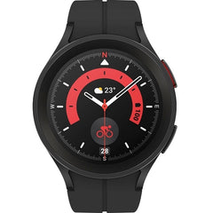 Samsung Galaxy Watch5 Pro 45MM Smart Watch (With Strap) - Titanium Black