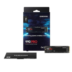Samsung SSD 990 Pro Pcie 4.0 Nvme M.2 (MZ-V9P1T0B/AM) 1TB