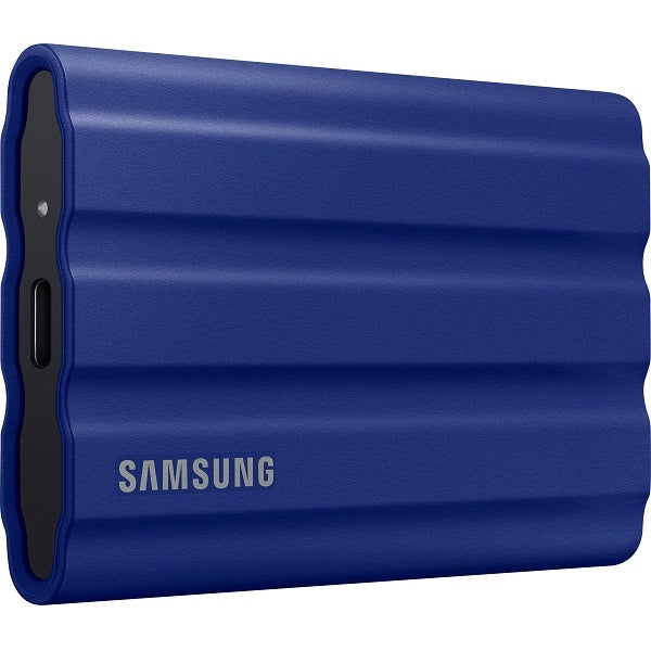 Samsung T7 Shield Portable 2TB External SSD (MU-PE2T0R/AM) - Blue