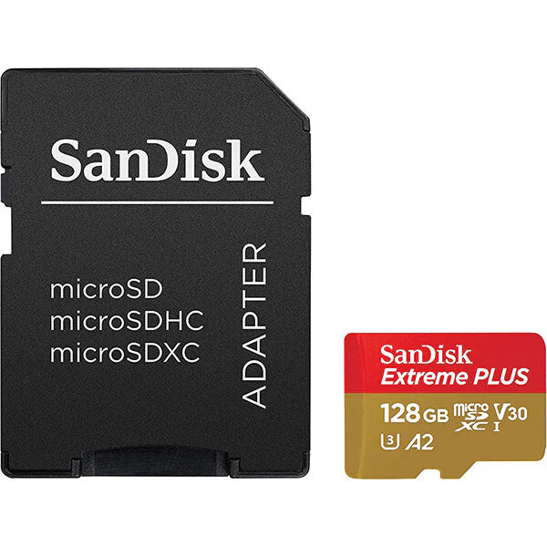 SanDisk Extreme Plus UHS-I micro SDXC Memory Card with SD Adapter