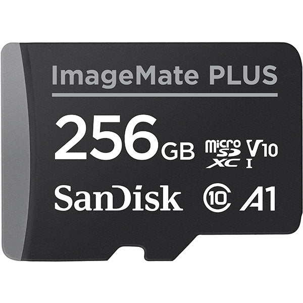 SanDisk Memory Card Micro SD ImageMate Plus With Adapter 130MB/s 256GB
