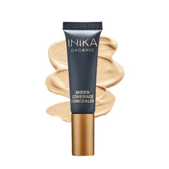 INIKA Organic Sheer Coverage Concealer | Disguise Dark Circles, Cover up Blemishes, Creamy formula, Vegan Ingredients, All Day Wear that Hydrates and Nourishes.