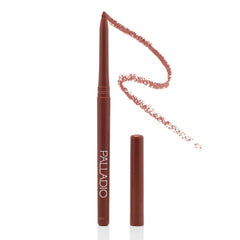 Palladio Retractable Waterproof Lip Liner High Pigmented and Creamy Color Slim Twist Up Smudge Proof Formula with Long Lasting All Day Wear No Sharpener Required
