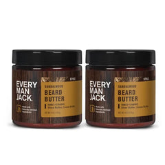 Every Man Jack Beard Butter - Hydrates and Styles Dry, Unruly Beards While Relieving Itch - Naturally Derived with Shea Butter and Coconut Oil - 4-ounce