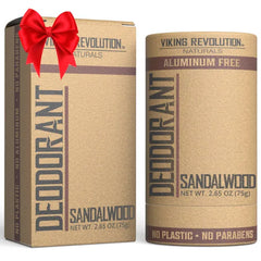 Viking Revolution Deodorant - Aluminium Free Natural Men's Deodorant with Shea Butter & Tapioca Starch - Stain Free, Baking Soda-Free (2.65oz)