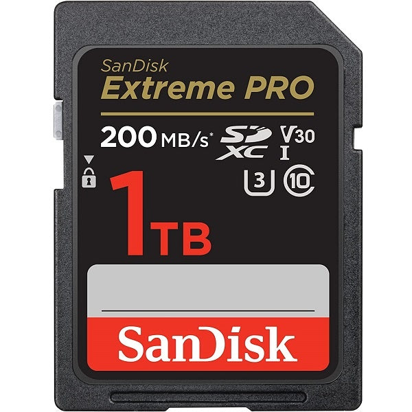 Sandisk 1TB SD Extreme Pro Memory Card C10 200MB/S (SDSDXXD-1T00-GN4IN)